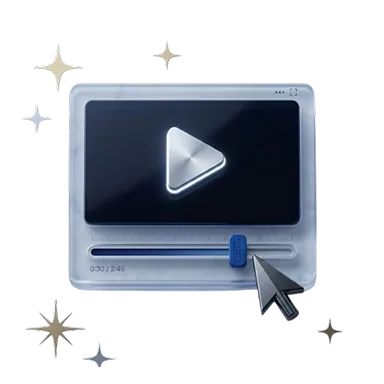 Music marketing and video presence illustration.